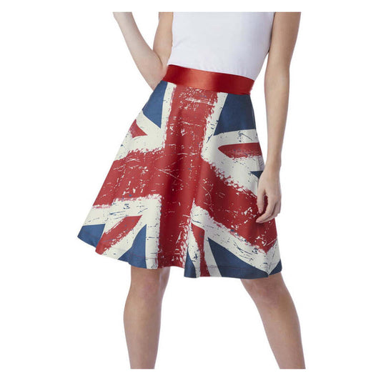 Union Jack Skirt Vintage Style Print for Women 1