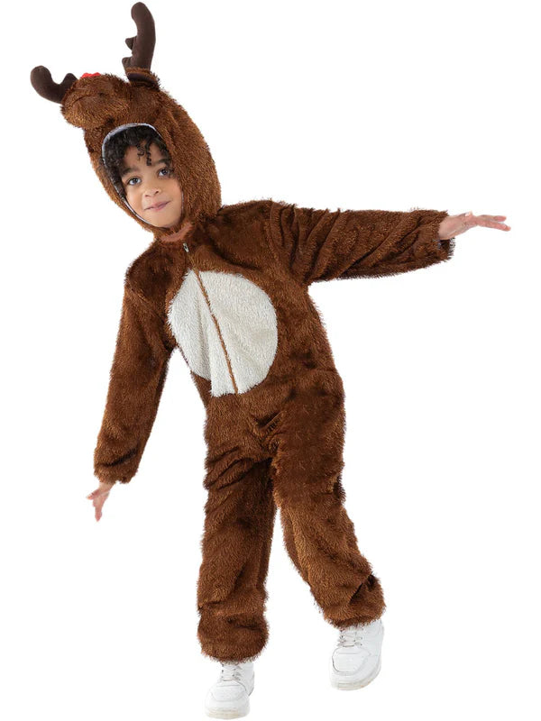 Reindeer Costume Cozy Jumpsuit for Children 2