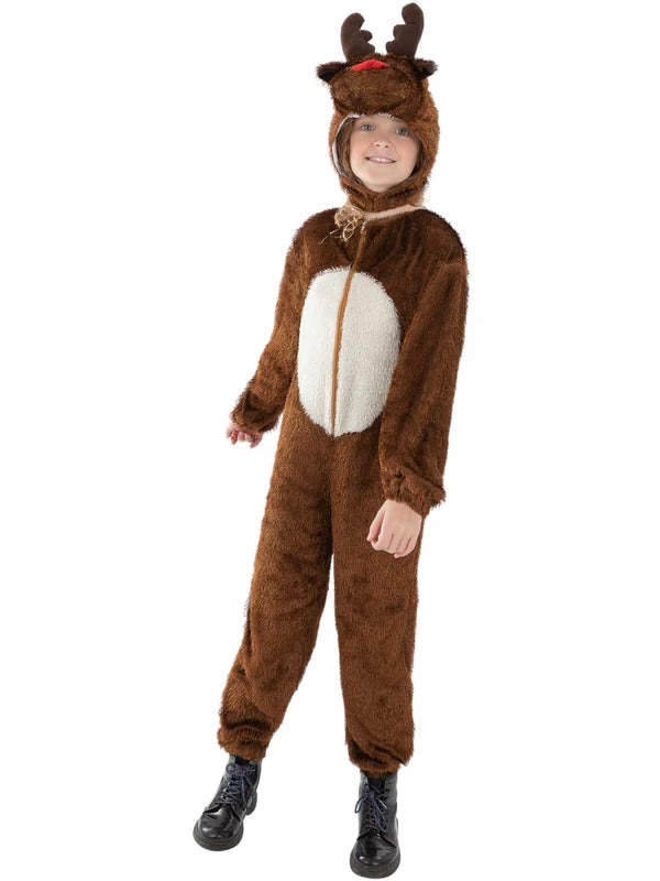 Reindeer Costume Cozy Jumpsuit for Children