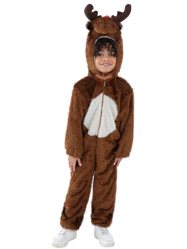 Reindeer Costume Cozy Jumpsuit for Children 1
