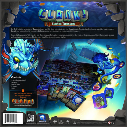 Clank Sunken Treasures Exp Board Game by Renegade Studio 5