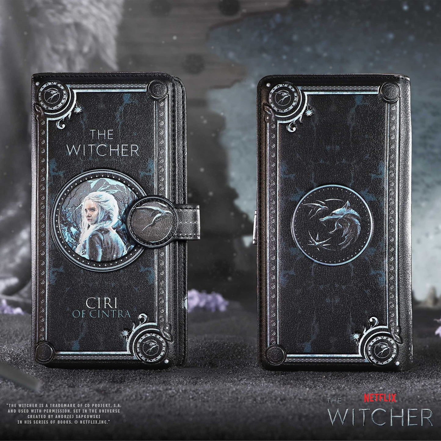 The Witcher Princess Cirilla of Cintra Ciri Embossed Purse 18.5cm 9