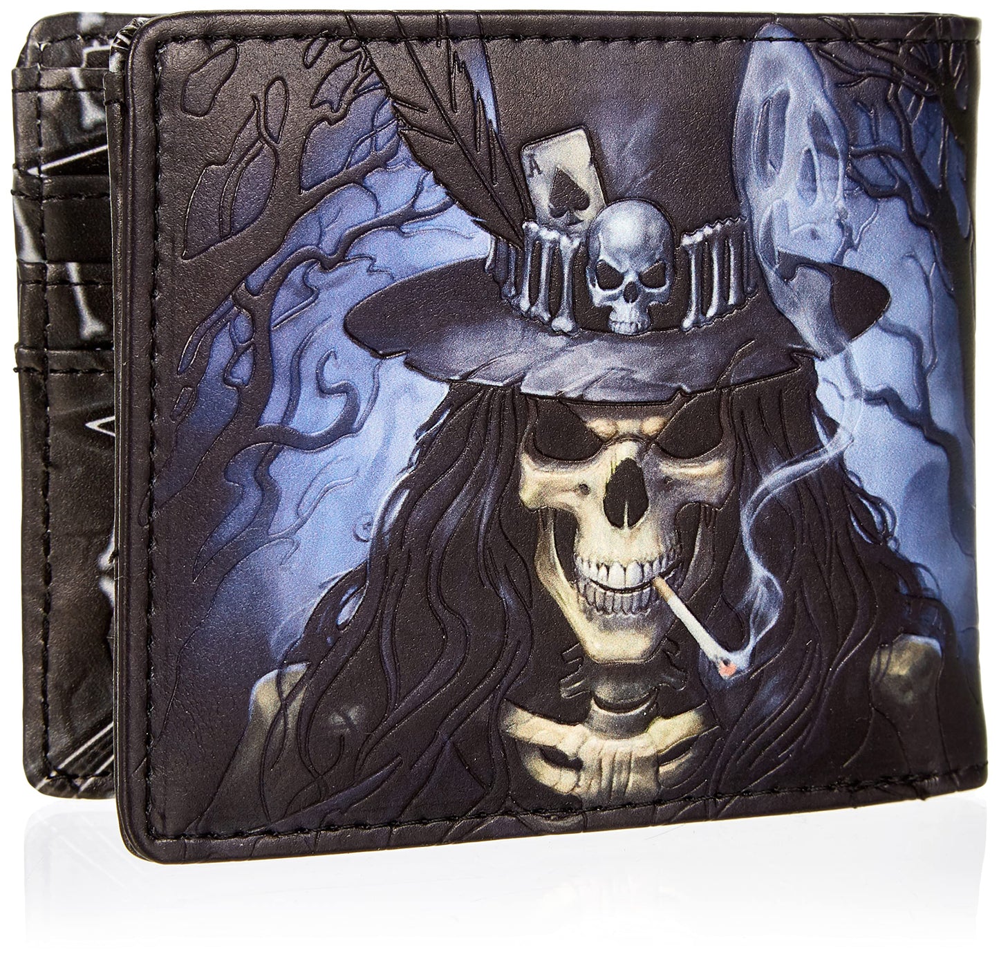 Play Dead Smoking Guitar Wallet Black 11cm Nemesis Now James Ryman 3
