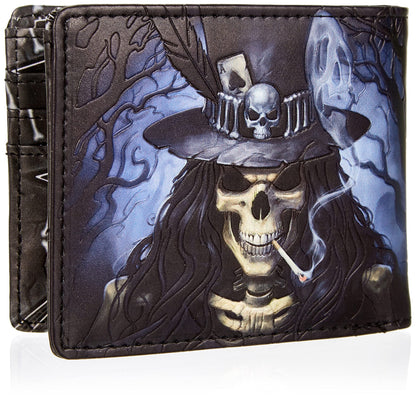 Play Dead Smoking Guitar Wallet Black 11cm Nemesis Now James Ryman 3