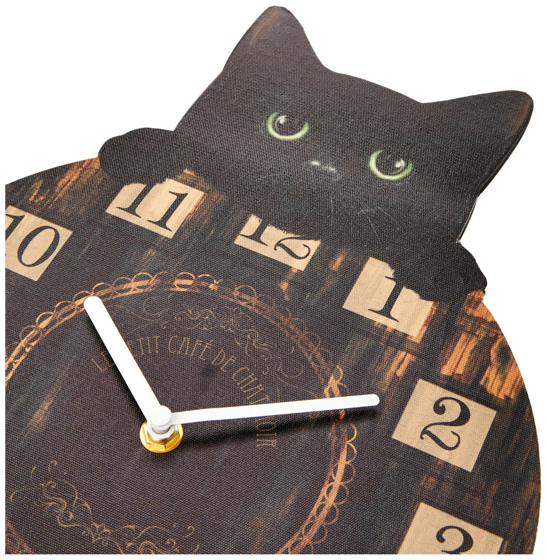 Kitten Tickin Cat Pendulum Clock Tickin 32cm