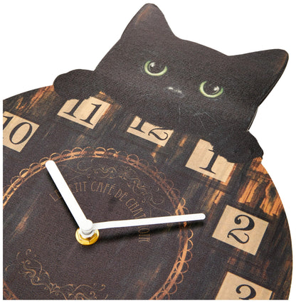 Kitten Tickin Cat Pendulum Clock Tickin 32cm 2