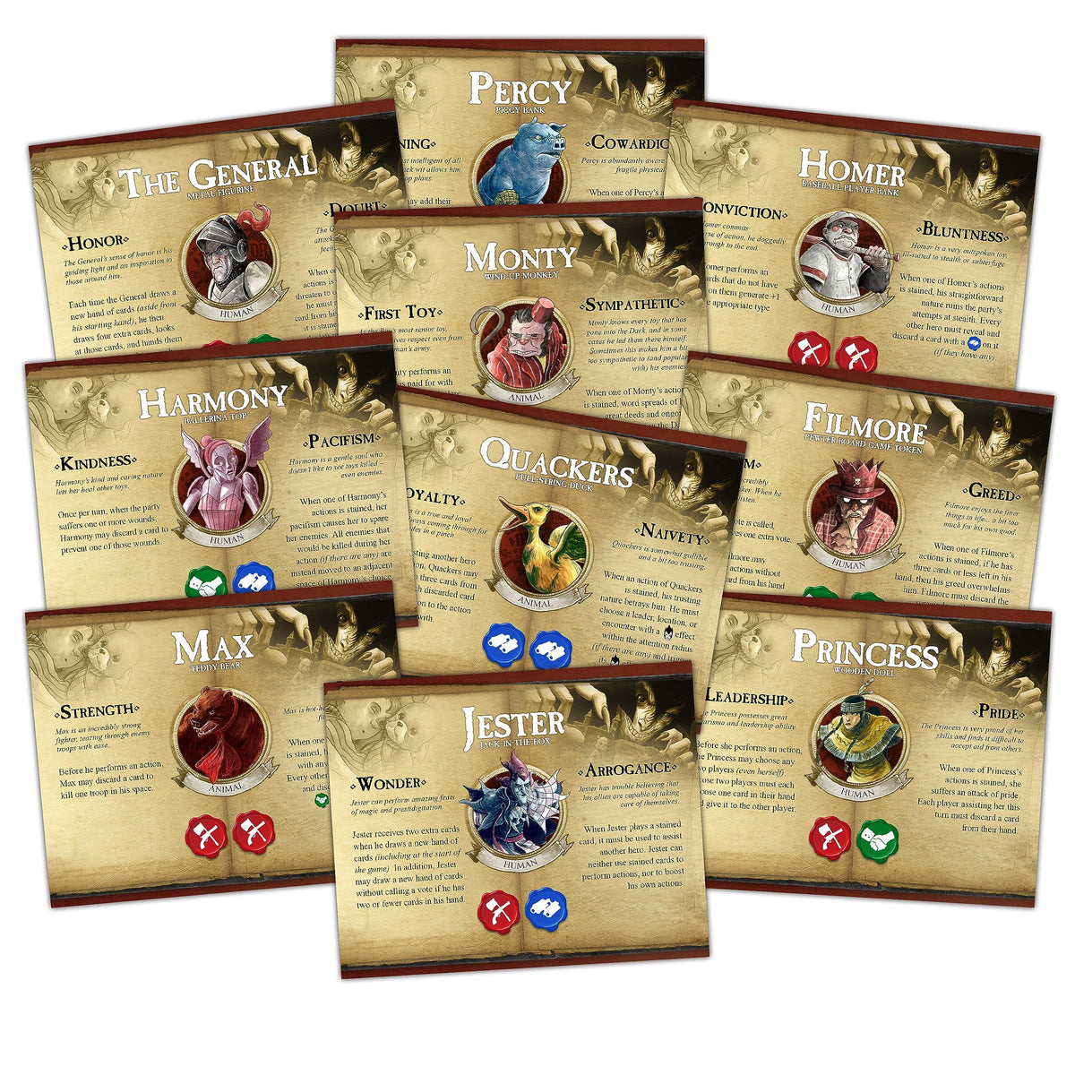 The Stuff of Legend: The Board Game a semi-Cooperative Game of Adventure and Betrayal for 3 to 6 Players, Ages 14+ by 3WS Games 4