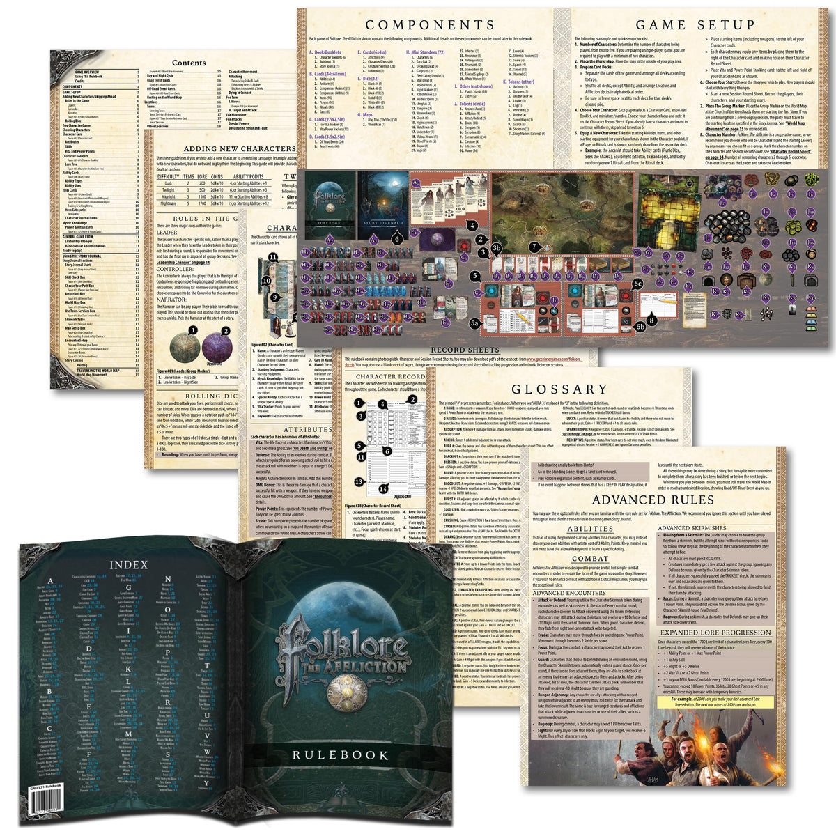 Folklore Anniversary Edition by Greenbrier Games, Strategy Board Game 4