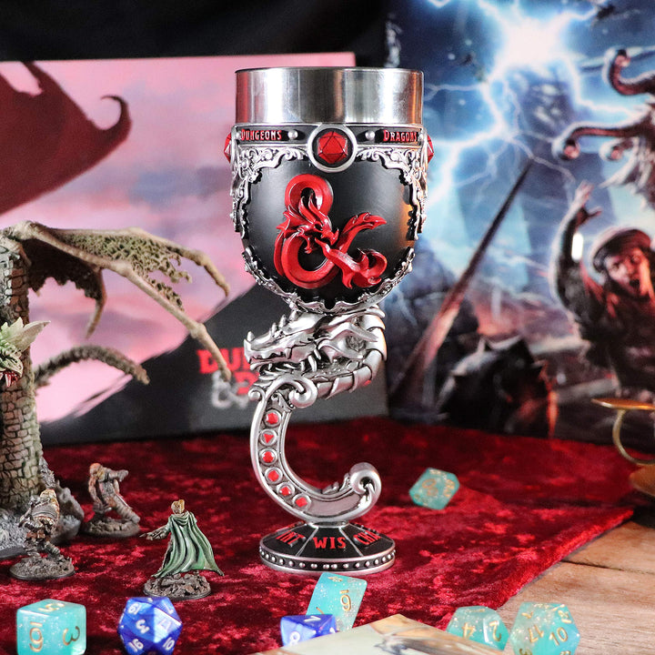 Dungeons Dragons Fantasy Role Play Die D20 Goblet 19.5cm