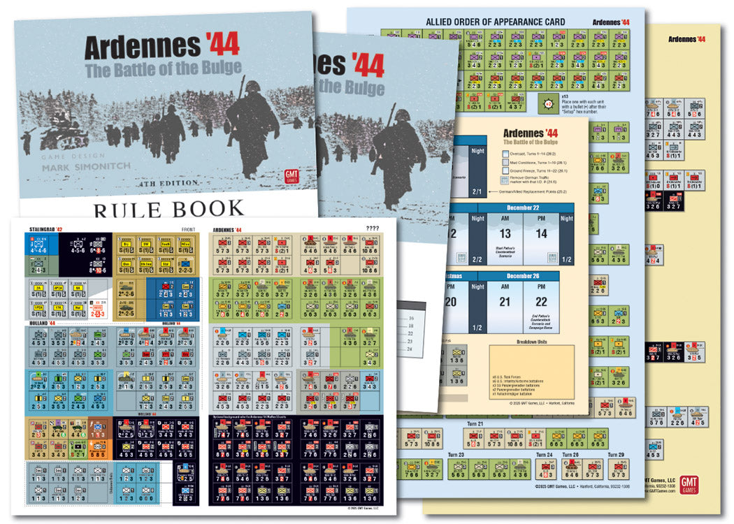 Ardennes 44 Fourth Edition Board Game