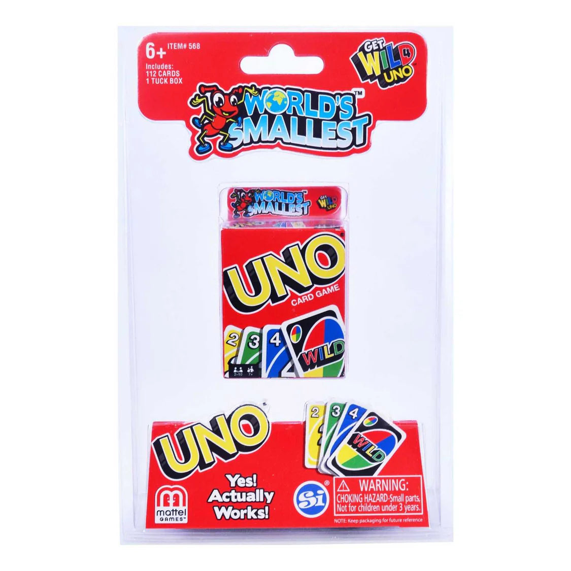 Worlds Smallest Uno Card Game by a B Gee of Ripley