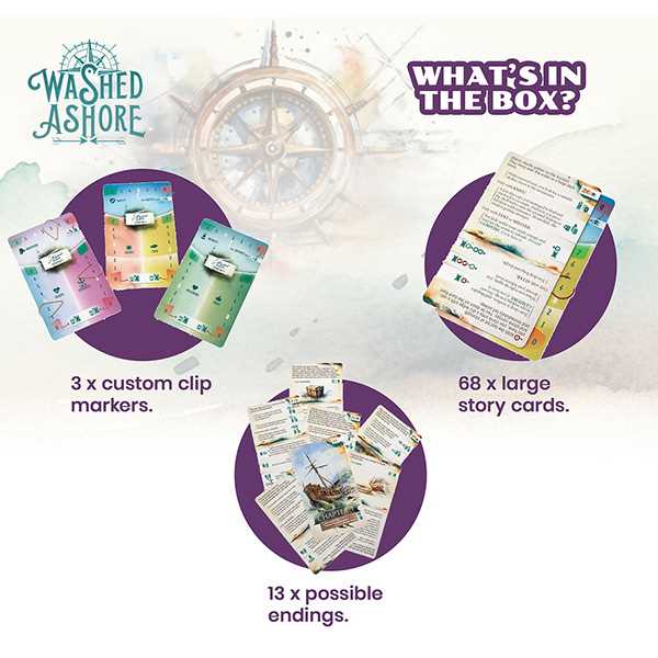 Washed Ashore Board Game by Alley Cat 2