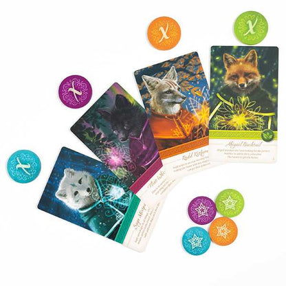 Nocturne Board Game Set Collection and Bidding Play as Fox Mystics Find Magical Items 10