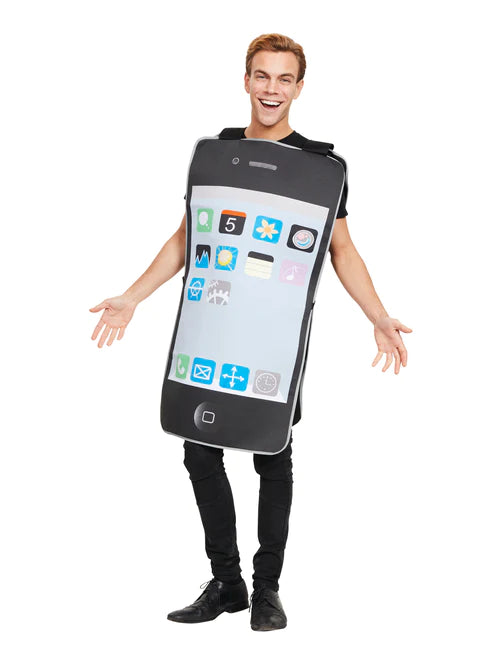 Mobile Phone Costume Adult Smartphone Tabard