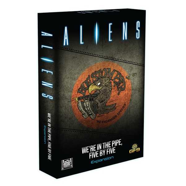 Aliens Five by Five Expansion for Another Glorious Day Board Game 1