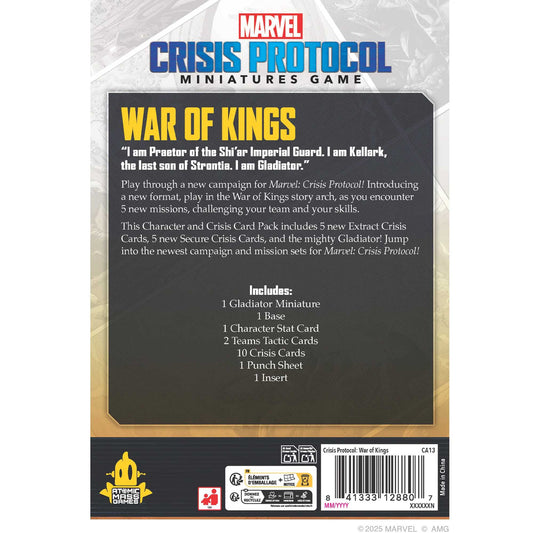 War of Kings Crisis Card Pack Marvel Crisis Protocol Miniature Game by Fantasy Flight 2