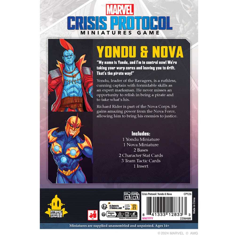 Marvel Crisis Protocol Nova and Yondu Miniature Game by Atomic Mass 2