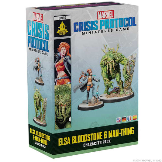 Marvel Crisis Protocol Elsa Bloodstone and Man Thing Miniature Game by Atomic Mass 1