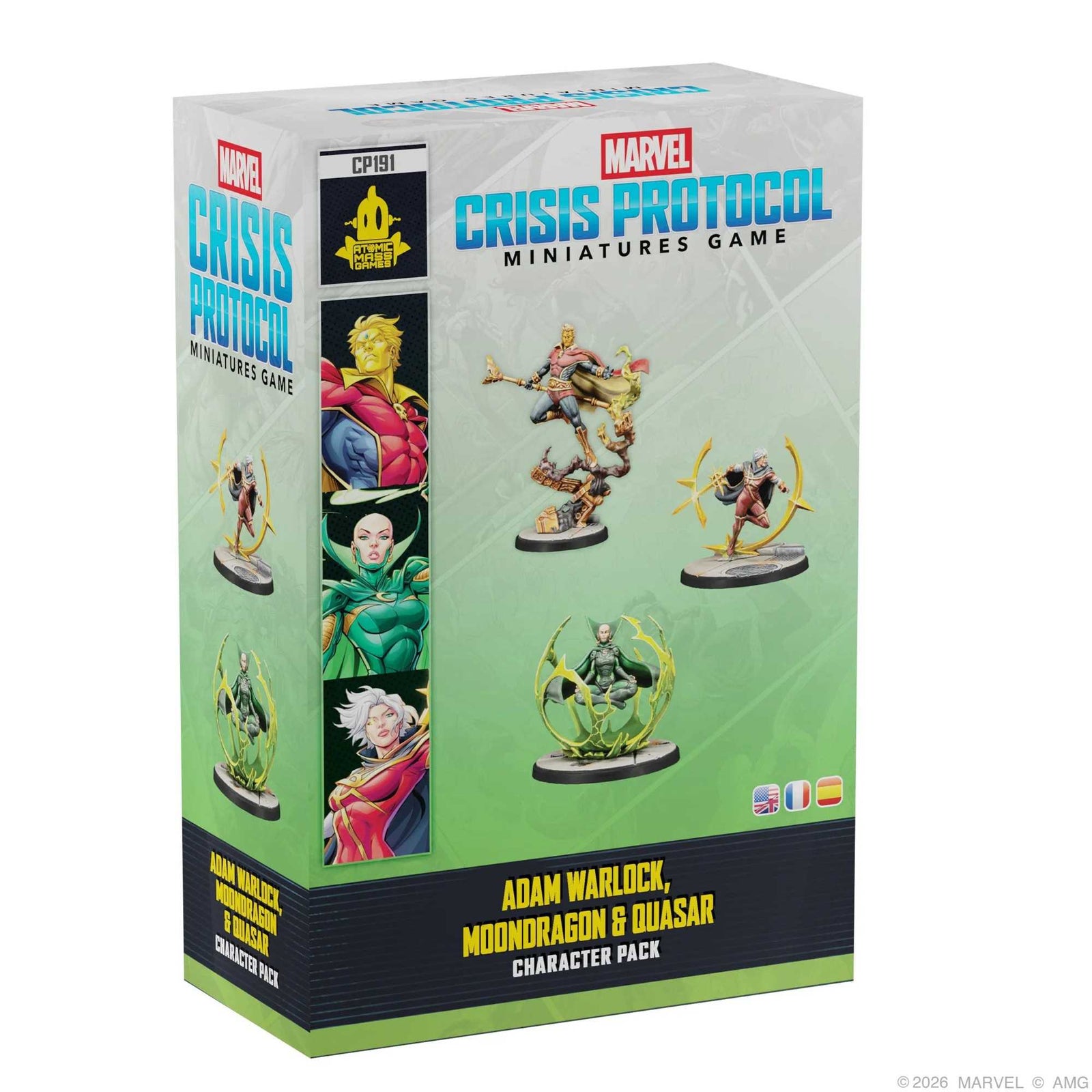 Marvel Crisis Protocol Adam Warlock Moondragon Quasar Character Pack Miniature Game by Atomic Mass 1