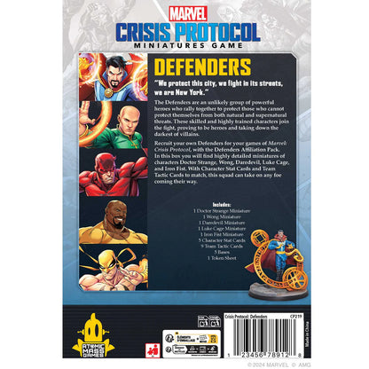 Marvel Crisis Protocol Defenders Affiliation Pack Miniature Game by Atomic Mass