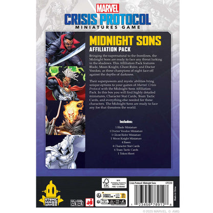 Midnight Sons Affiliation Pack Marvel Crisis Protocol Miniature Game by Atomic Mass 2