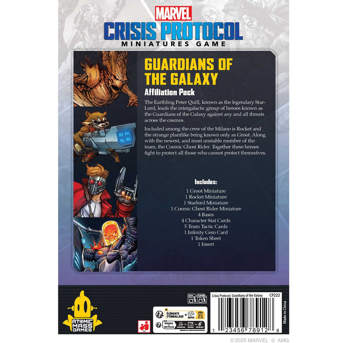 Marvel Crisis Protocol Guardians of the Galaxy Affiliation Pack 2