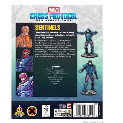 Marvel Crisis Protocol X Men Sentinels Affiliation Pack Miniature Game by Atomic Mass 2