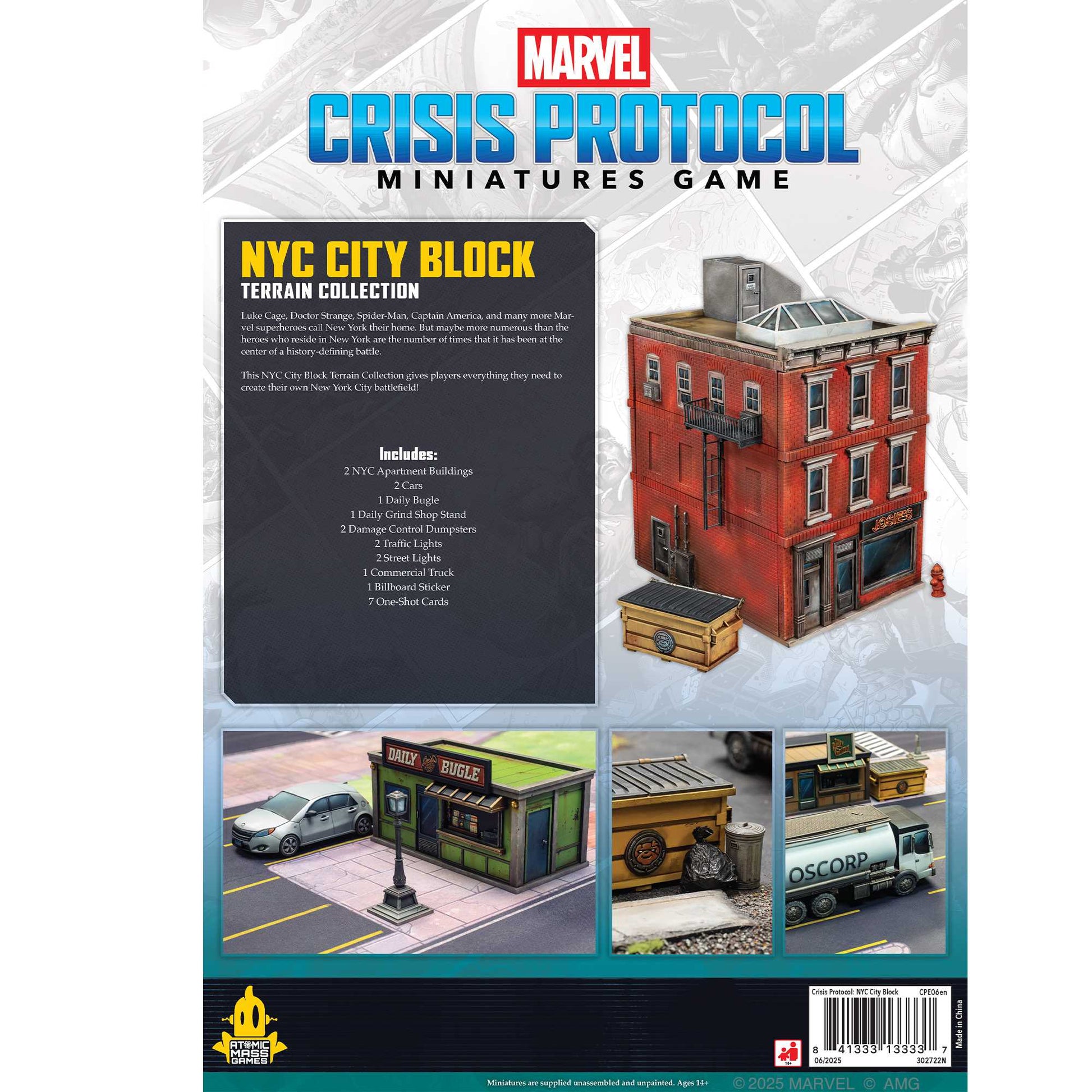 Marvel: Crisis Protocol - NYC City Block Terrain Collection 2