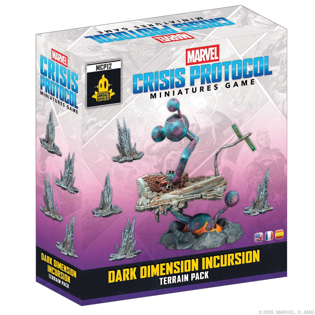 Marvel Crisis Protocol Dark Dimension Incursion Terrain Pack Miniatures Game Expansion