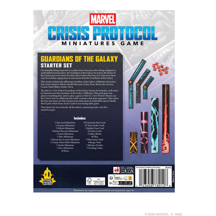 Marvel Crisis Protocol Guardians of the Galaxy Starter Set Miniatures Game