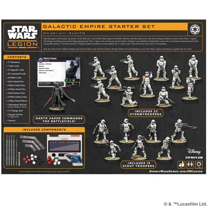 Star Wars Legion Galactic Empire Starter Set Board Game by Atomic Mass 2