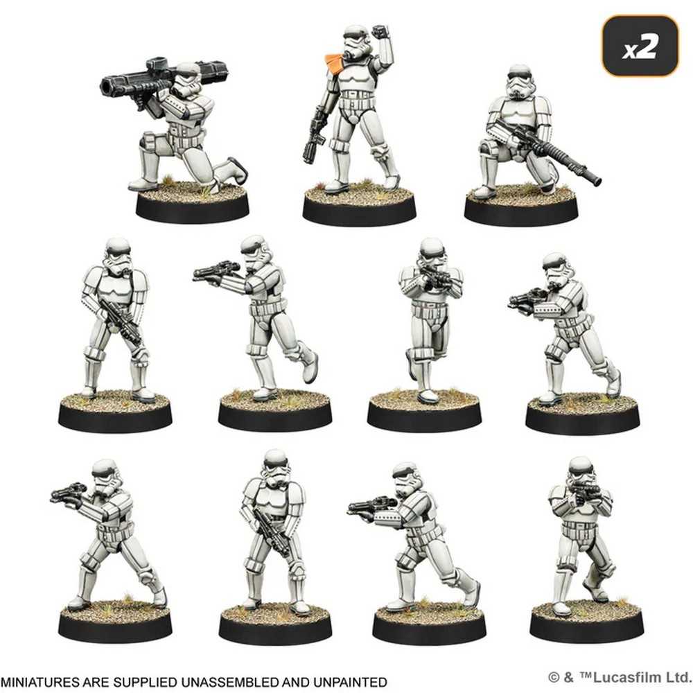 Star Wars Legion Galactic Empire Starter Set Board Game by Atomic Mass 5