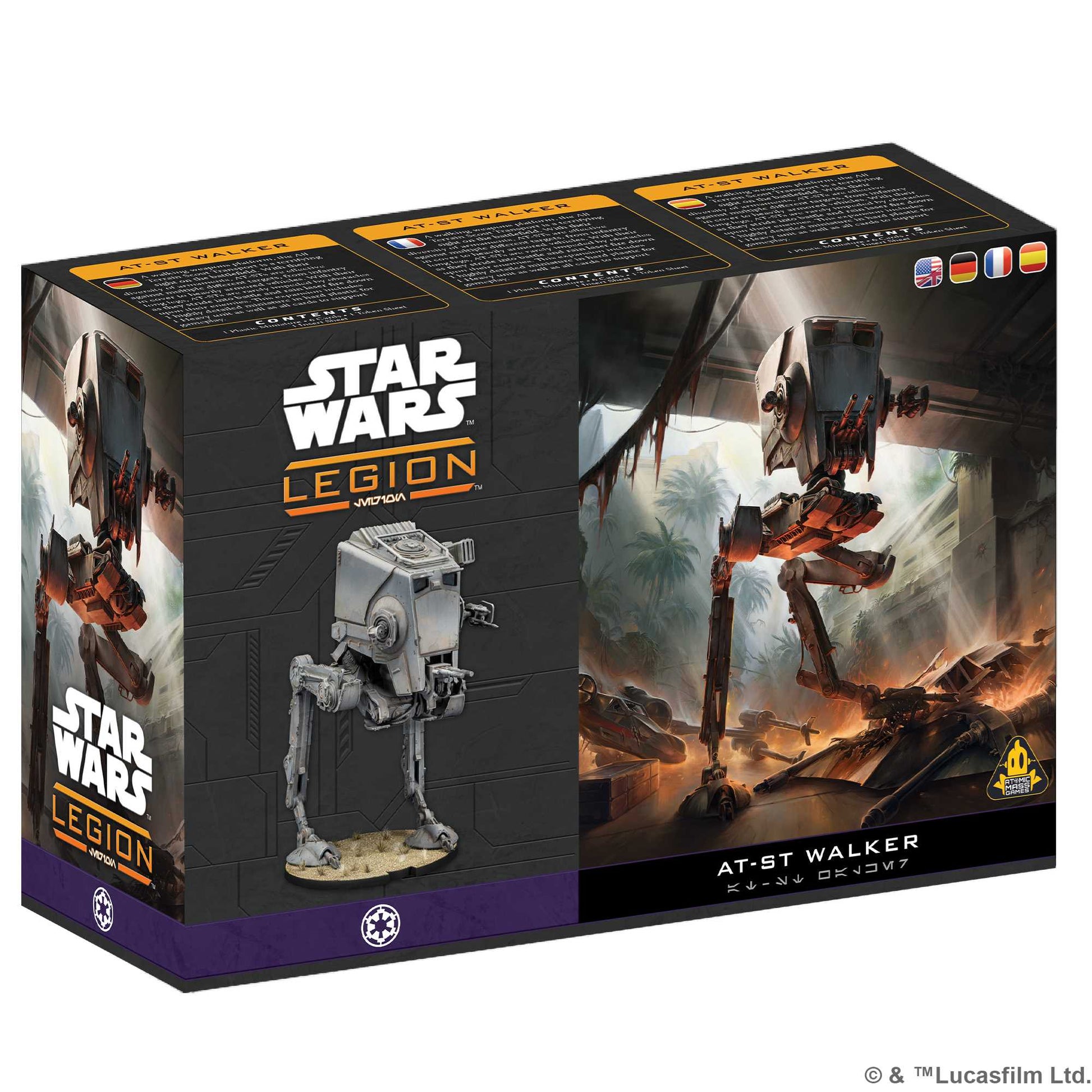 Star Wars Legion AT ST Miniature Game by Atomic Mass 1