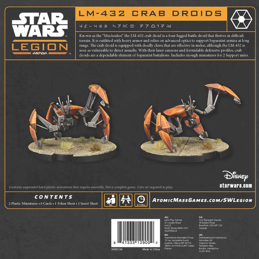 LM 432 Crab Droids Expansion Star Wars Legion Board Game by Atomic Mass 2