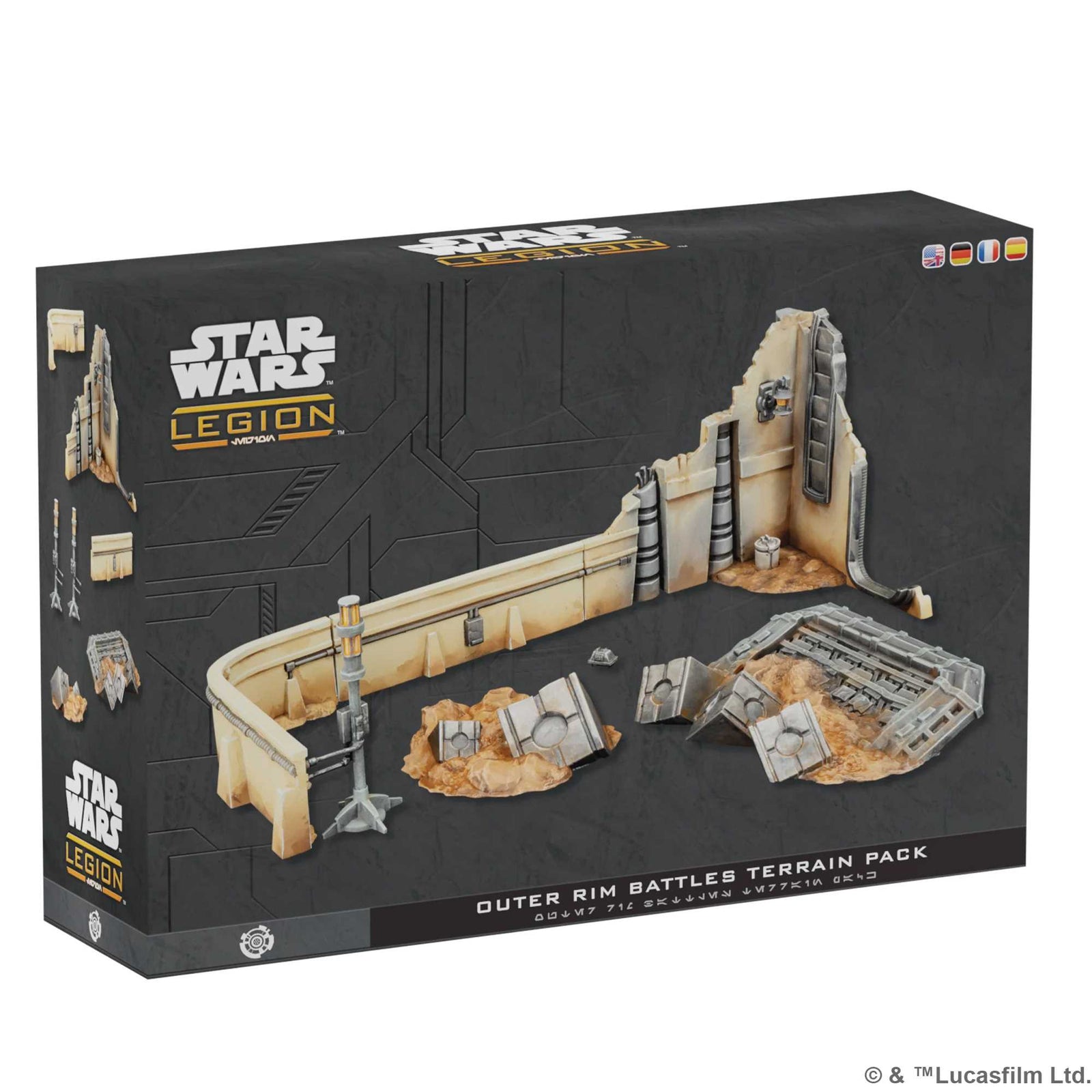 Outer Rim Battles Terrain Pack Star Wars Legion Board Game by Atomic Mass 1