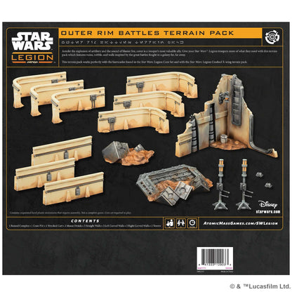 Outer Rim Battles Terrain Pack Star Wars Legion Board Game by Atomic Mass 2