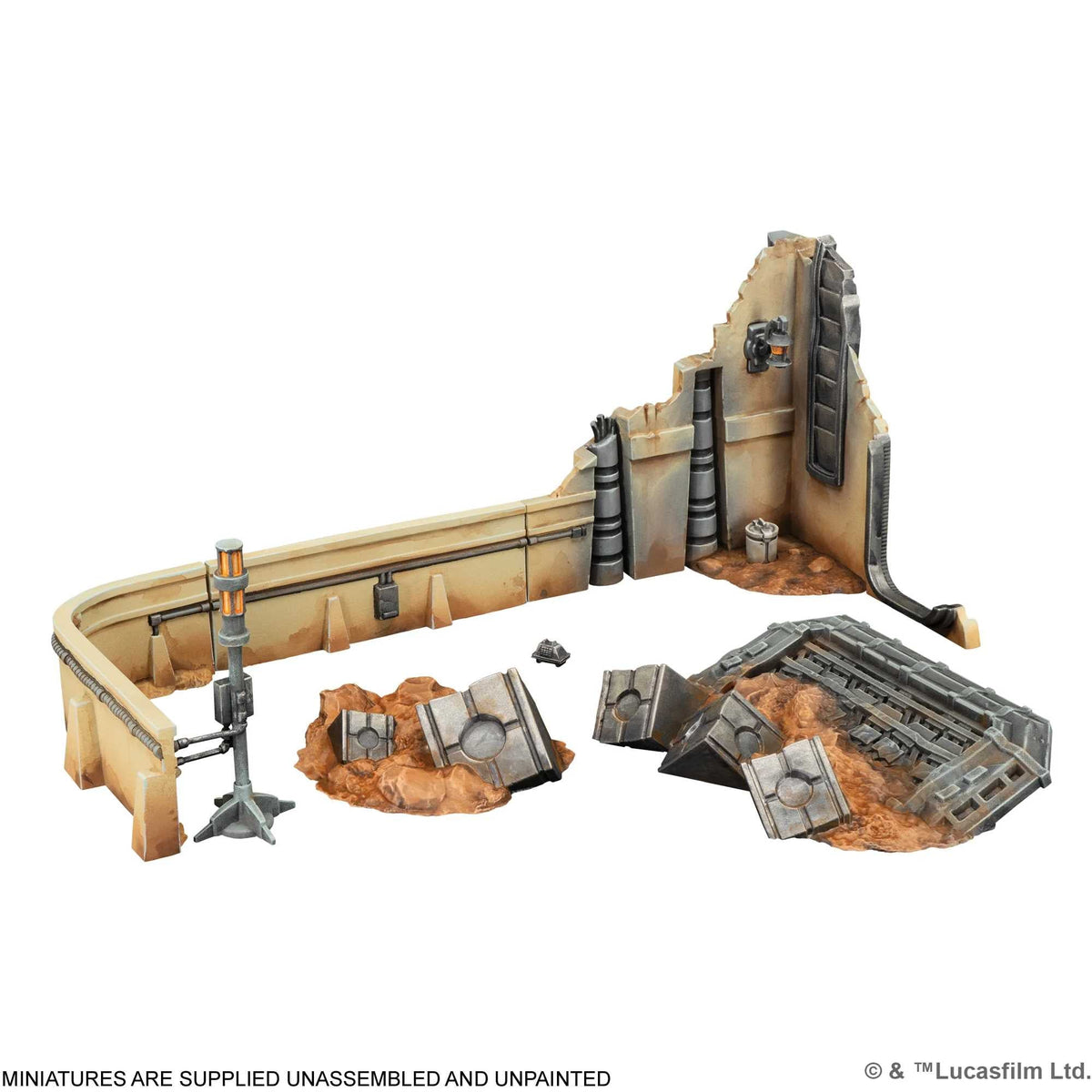 Outer Rim Battles Terrain Pack Star Wars Legion Board Game by Atomic Mass 3