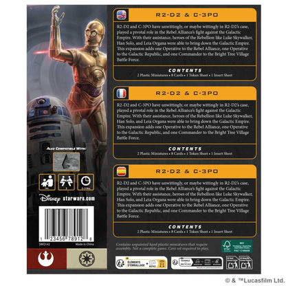 Star Wars Legion R2 D2 and C 3P0 Operative Expansion Board Game by Atomic Mass 2