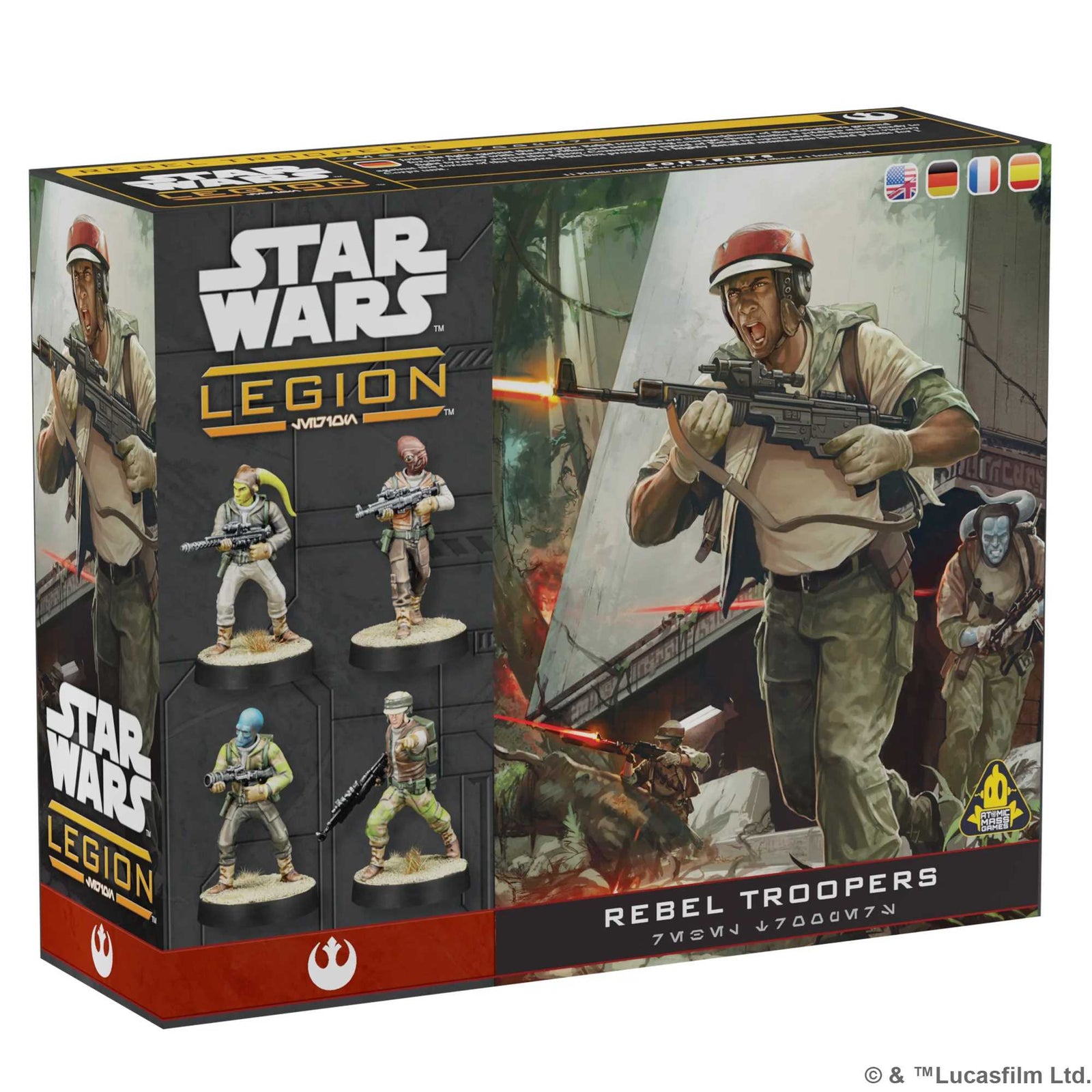 Star Wars Legion Rebel Troopers Board Game by Atomic Mass 1