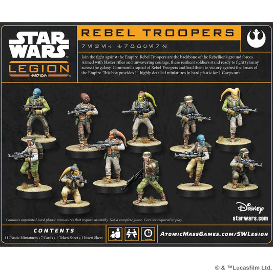 Star Wars Legion Rebel Troopers Board Game by Atomic Mass 2