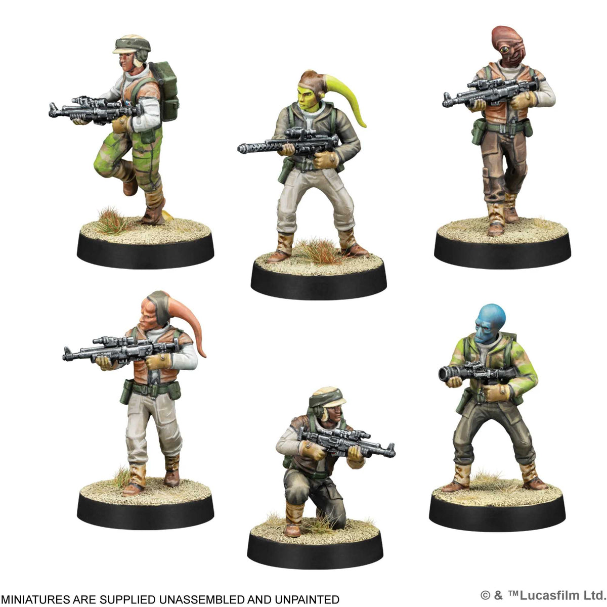 Star Wars Legion Rebel Troopers Board Game by Atomic Mass 3