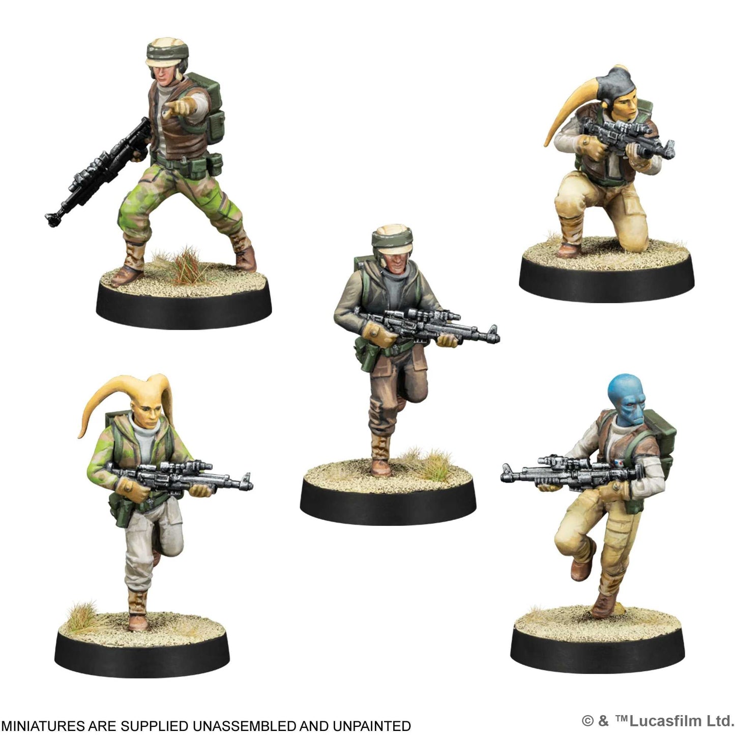 Star Wars Legion Rebel Troopers Board Game by Atomic Mass 4