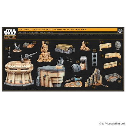 Star Wars: Legion - Galactic Battlefield Terrain Starter Set 1