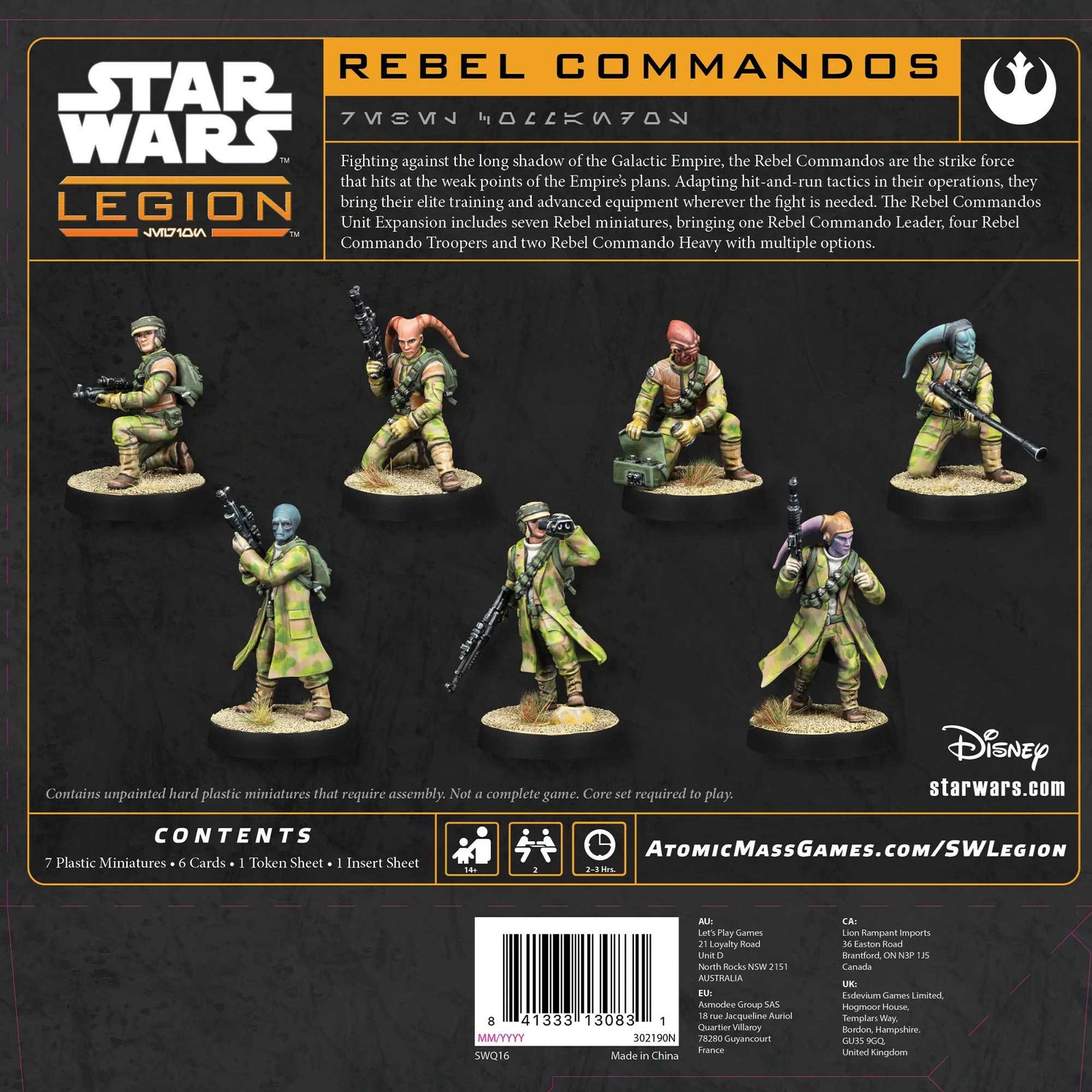 Star Wars Legion Rebel Commandos Board Game by Atomic Mass 2