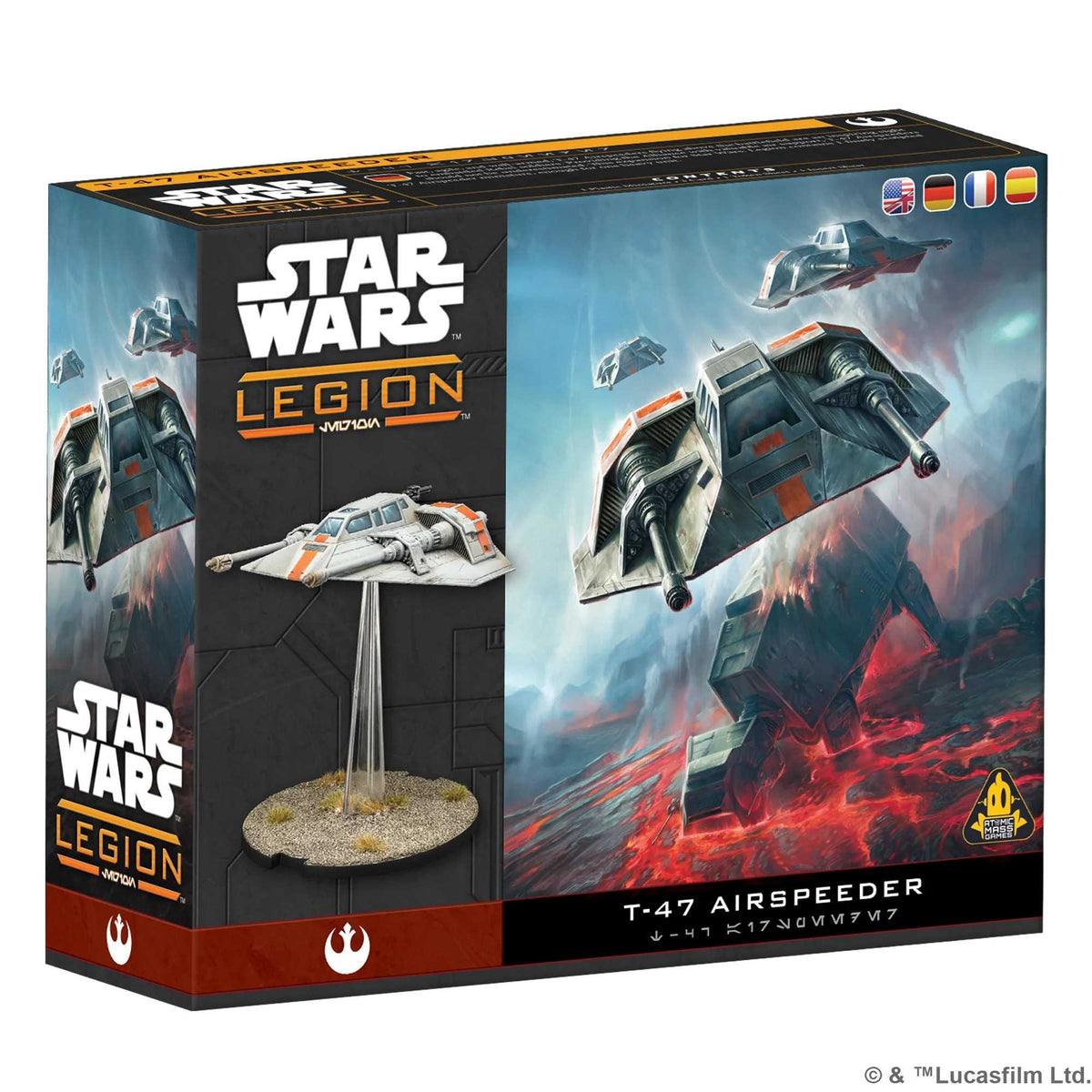 Star Wars Legion T 47 Airspeeder Board Game by Atomic Mass 1
