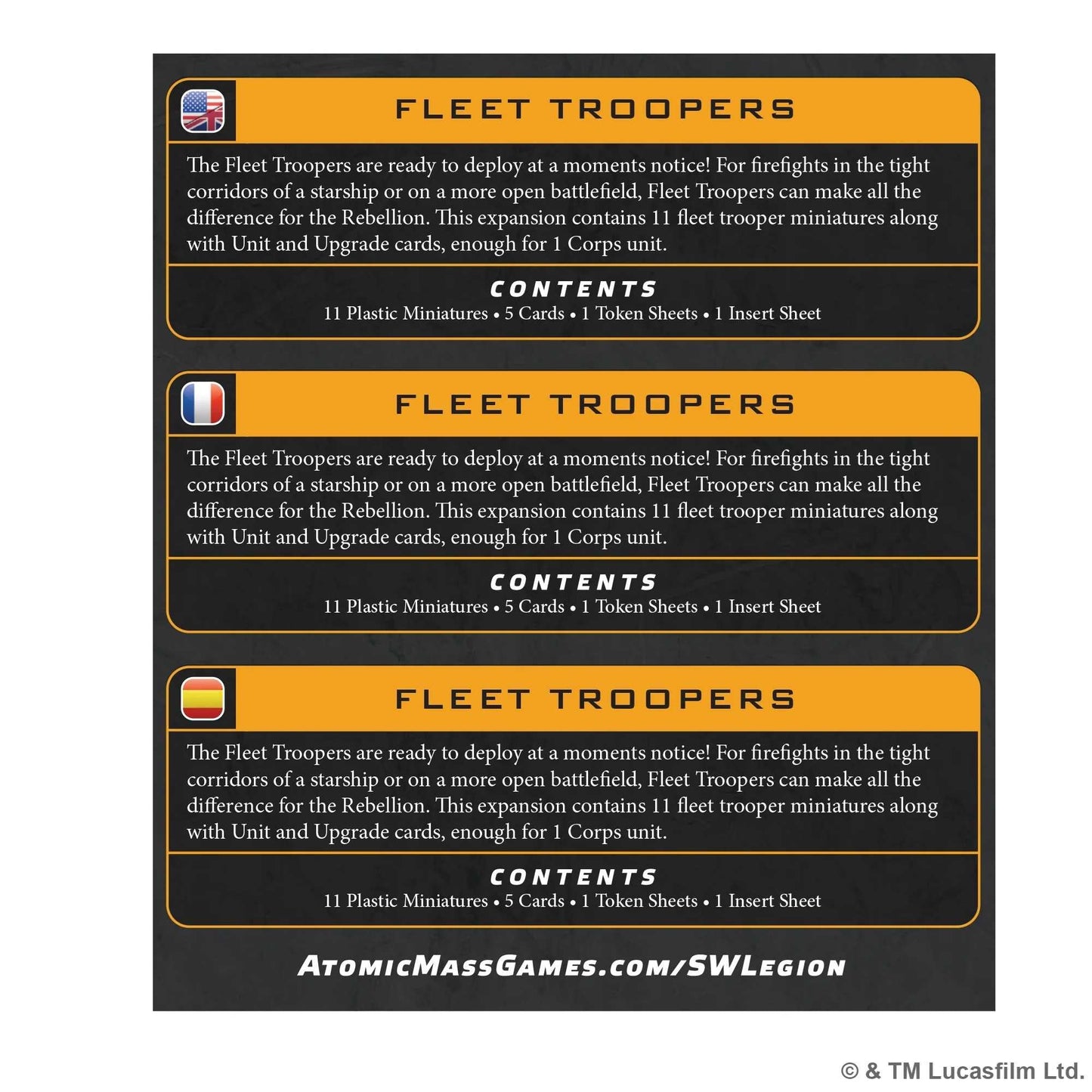 Star Wars Legion Fleet Troopers Miniature Game by Atomic Mass 2