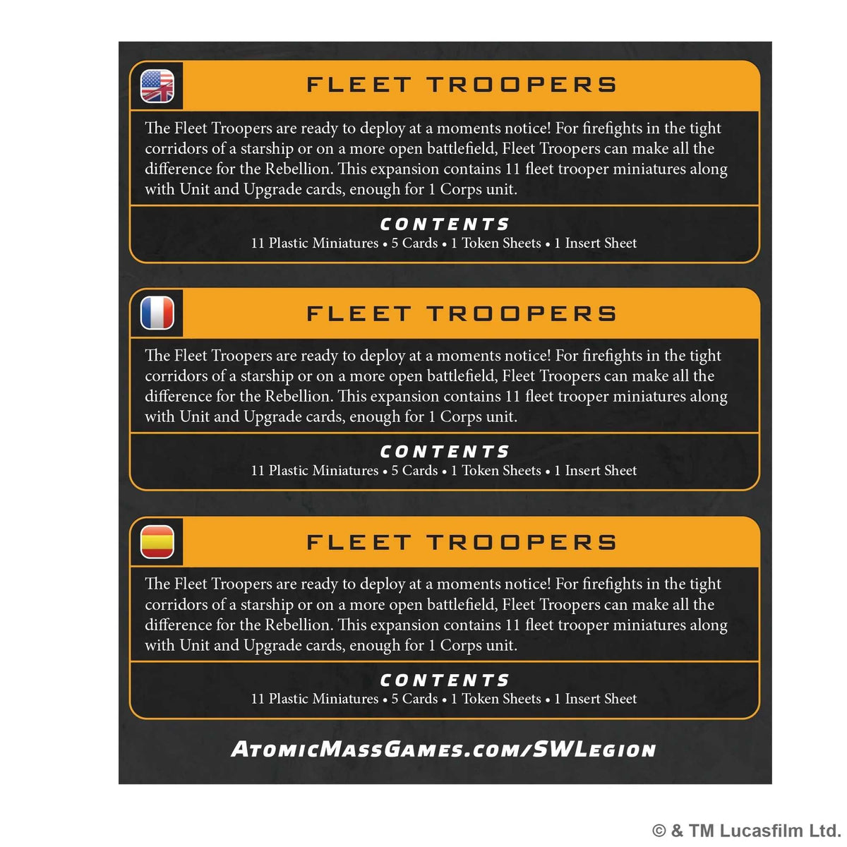 Star Wars Legion Fleet Troopers Miniature Game by Atomic Mass 2
