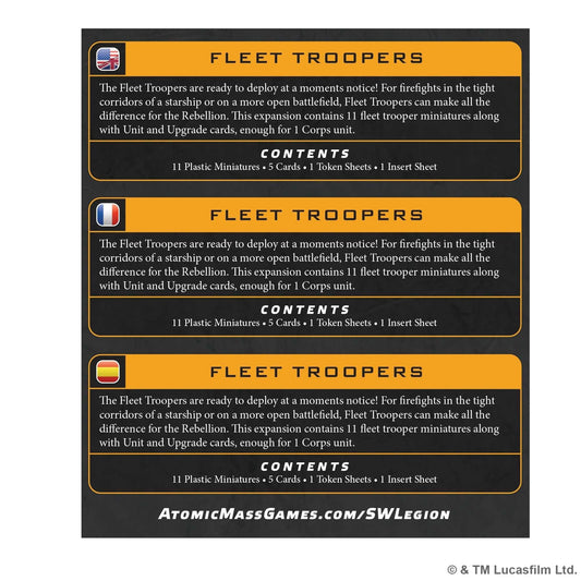Star Wars Legion Fleet Troopers Miniature Game by Atomic Mass 2