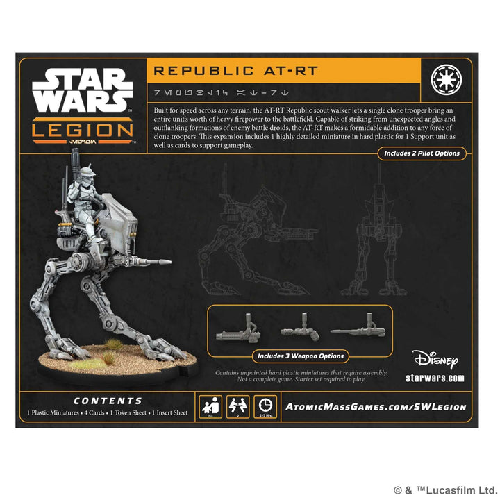 Star Wars Legion Republic AT RT Board Game by Atomic Mass 2