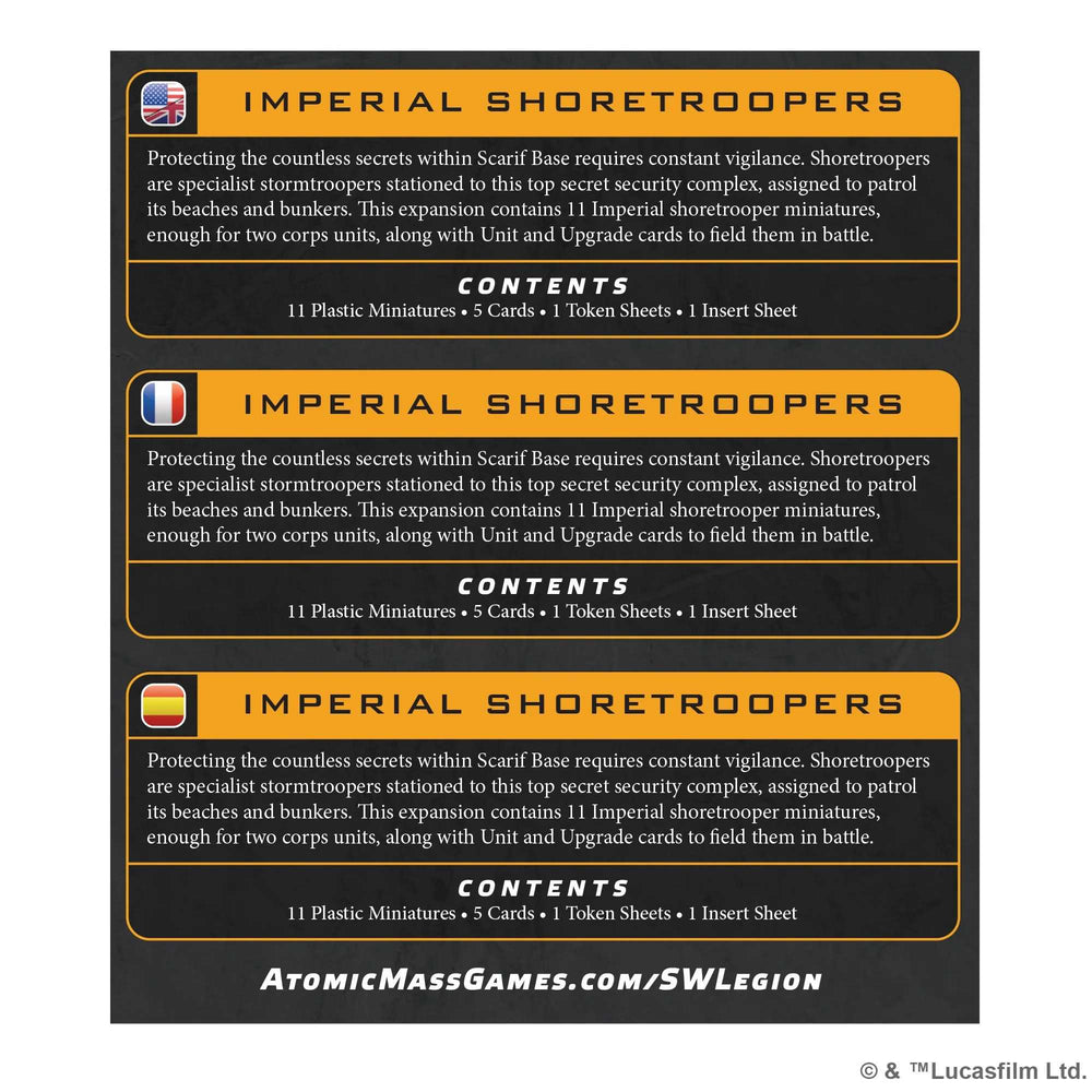 Star Wars Legion Imperial Shoretroopers Board Game by Atomic Mass 2